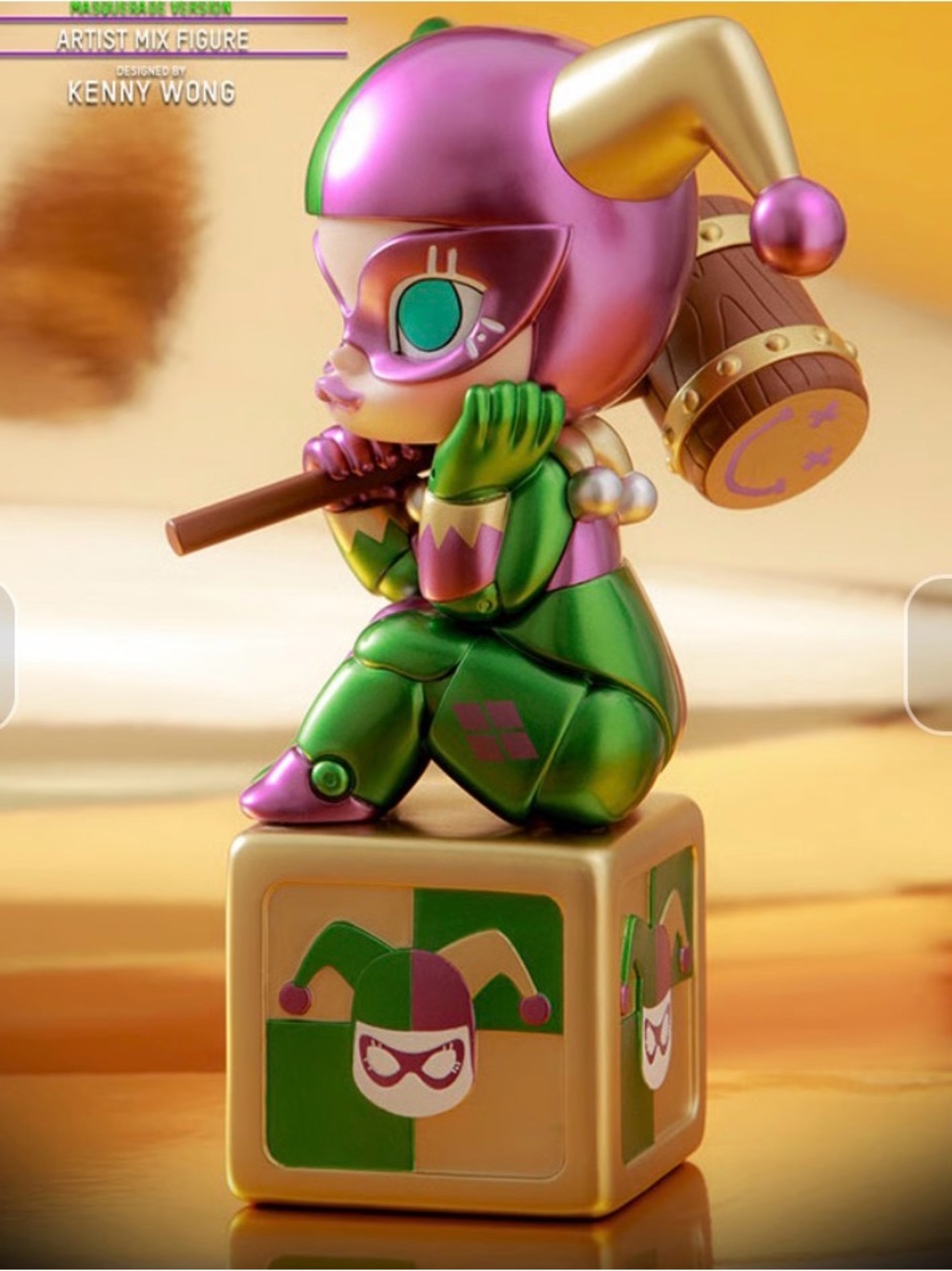 Molly Harlequin Disguise - metallic green and purple - Picture 7 of 9